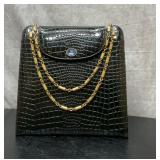 Antique supreme leather handbag 9" x 9 x 4?