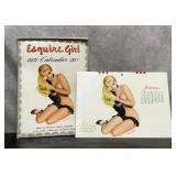 1951 Esquire girl calendar in original envelope