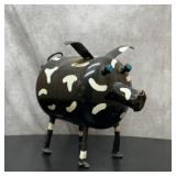 Handmade Metal pig yard Art