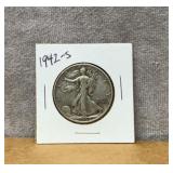 1942-S WALKING LIBERTY HALF DOLLAR