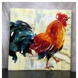 Large Rooster Art Print 28x28