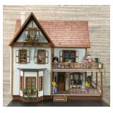 Handmade large dollhouse fully furnished