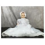 Broadway collection, baby doll in christening down