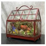 Terrarium metal & glass