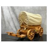 Vintage covered wagon lamp 24 x 15