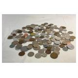 Large foreign coins group
