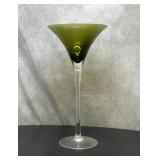 GIANT GREEN MARTINI GLASS 20