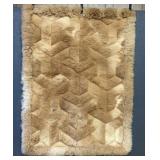 Large alpaca rug, very soft