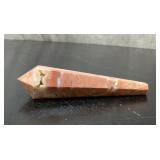 Druzy cotton candy, pink agate crystal 6 1/4