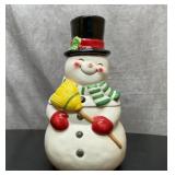 Snowman cookie jar
