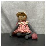 Primitive style spider doll with ladybug 12