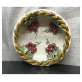 Crackle pottery, cherry bowl 10