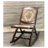 Folding rocking chair