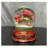 Lg cardinal Christmas music box