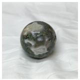 Natural Sakura flower agate sphere, 2