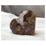Mexican crazy agate heart crystal 3
