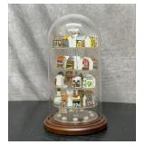 Cottage thimble tree under glass