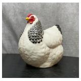 2009 blue sky decorator hen ceramic 11