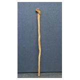 Carved face walking stick 51