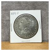 1889-O MORGAN SILVER DOLLAR