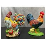 2 ROOSTER VOTIVES 10