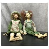 2 long legged country sisters dolls 21