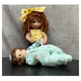 2 precious moments dolls 12