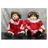 2 porcelain dolls 21