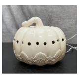 Ceramic lighted pumpkin 10