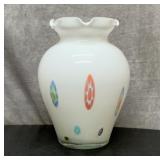 MURANO MILLIFIORI LG VASE LAZORAZIONE 10