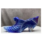 Fenton iridescent cat shoe 6