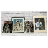 Astronaut signed photos Apollo 12 and Apollo 16