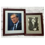 2 Autographed photos, Jeb Bush, Donald Rumsfeld