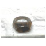 925 silver men's tiger eye ring sz8 9.45g