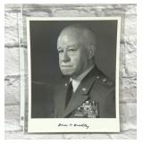 General Omar Bradley signed photo