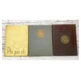3 Elon College annual yearbooks
