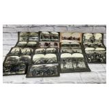 Antique stereoscope cards