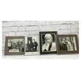 4. Celebrity photos with autographs.