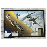 Allied P 51 little doc fragment framed