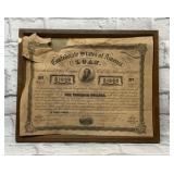 1863 Confederate states of America loan $1000