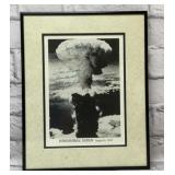 Hiroshima, Japan, August 6, 1945 photograph framed