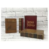 4 antique books c.1847, 1880, 1911, 1890