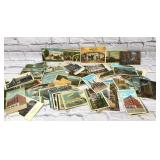 Large antique postcard group