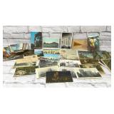 Large group of antique postcards, North Carolina