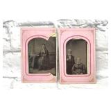 Allen family tin types Sam and Nancy Allen