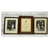 1961 inauguration invitation for Kennedy - Johnson