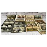 Antique stereoscope Cards holy land series,