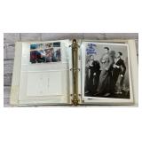 Scrapbook full of autographs