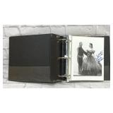 Big binder with over 40 autographed pictures
