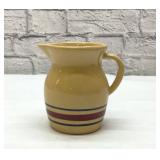 RRP Roseville banded creamer, 5 inches